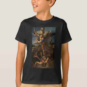 Camiseta São Miguel Derrotando Satanás