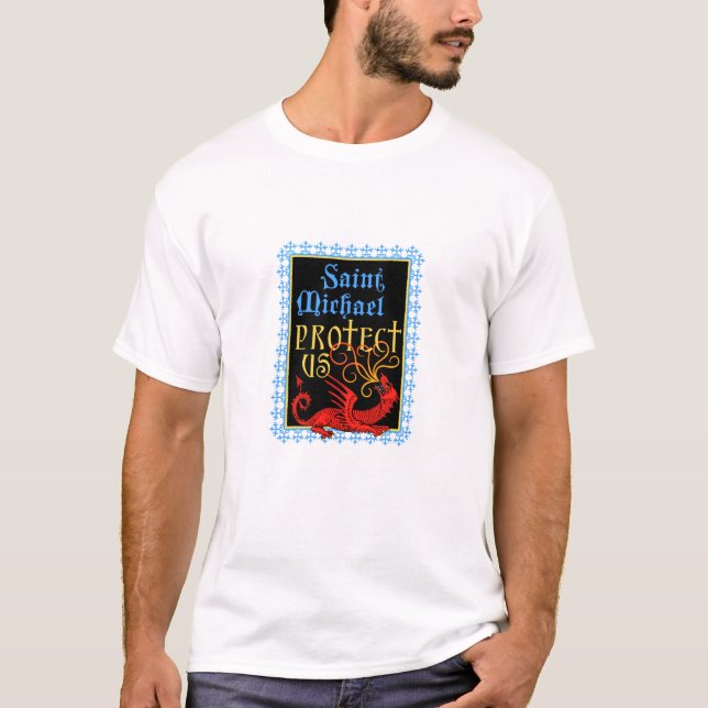 Camiseta São Miguel Nos Proteja (Frente)