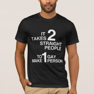 CAMISETA SÃO NECESSÁRIAS 2 PESSOAS HETEROSSEXUAIS