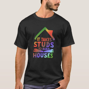 Camiseta São necessários montantes para construir casas Co