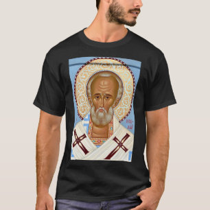 Camiseta São Nicolau de Mira Arte Ortodoxa Premium