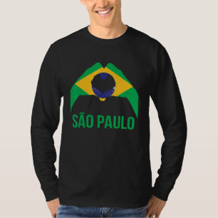 Camiseta São Paulo Cidade Brasileira Ama Bandeira do Brasil