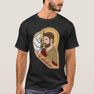Camiseta São Sebastião Arco e Flecha Arqueiro Católico Padr