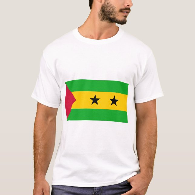 Camiseta São Tomé e Príncipe Sinalizador (Frente)