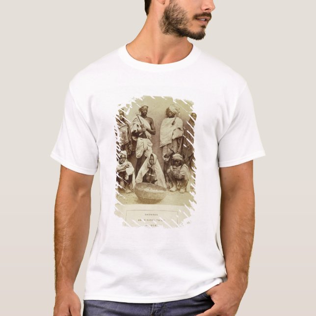 Camiseta Saonras, um tribo aborígene de Saugor, central (Frente)