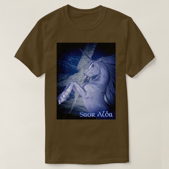 Camiseta Saor Alba (Frente do Design)
