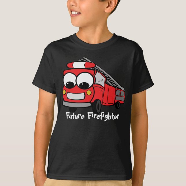 Camiseta Sapador-bombeiro de Futur - preto (Frente)