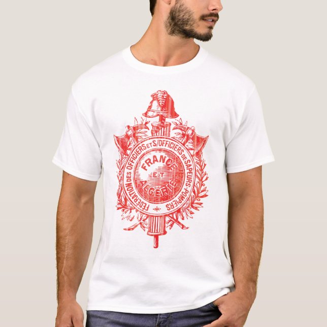 Camiseta Sapador-bombeiro francês (Frente)