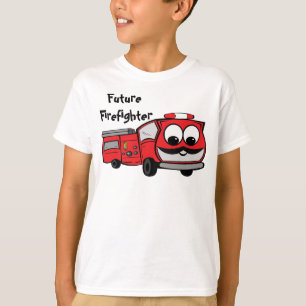 Camiseta Sapador-bombeiro futuro - viatura de incêndio