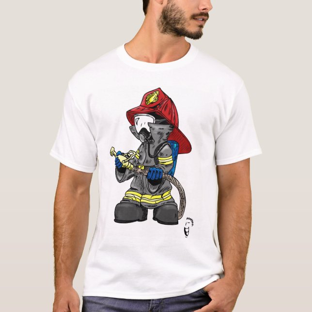 Camiseta Sapador-bombeiro pequeno (Frente)