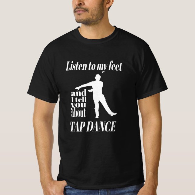 Camiseta Sapateado - Ouça Meus Pés Sapatear (Frente)
