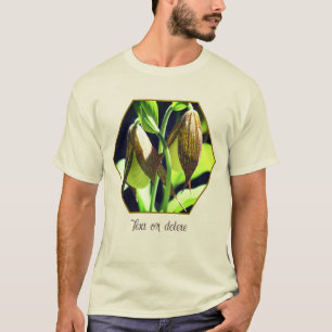 Camiseta Sapatilha de Orquídea Branca Personalizada Par