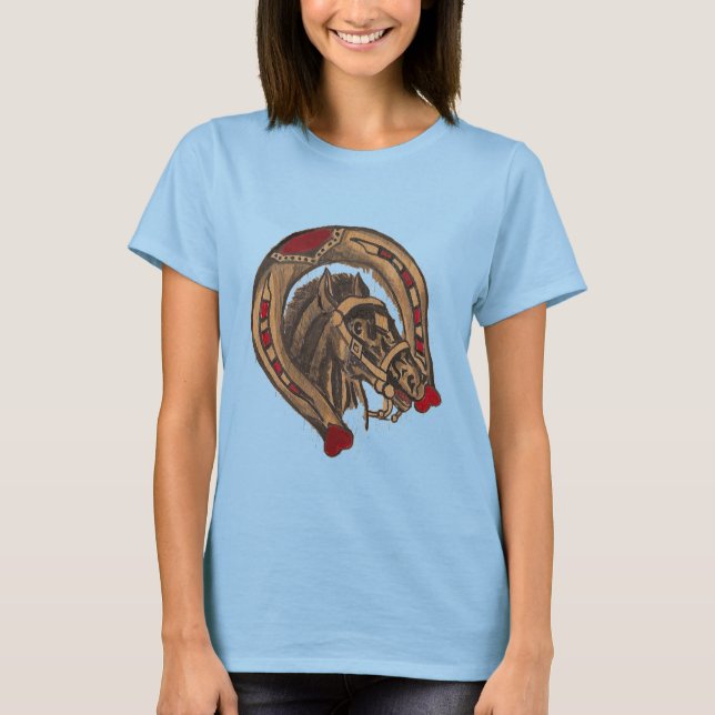 Camiseta sapato de cavalo (Frente)