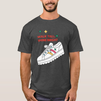 Camiseta Sapato de Plataforma Walkall Shine Bright Amigo do