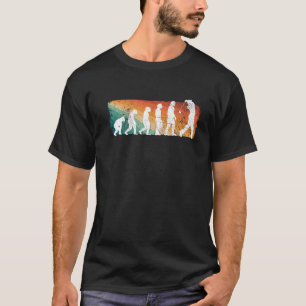 Camiseta Sapatos de Golfe Homens Jogador de Golfe Evolução