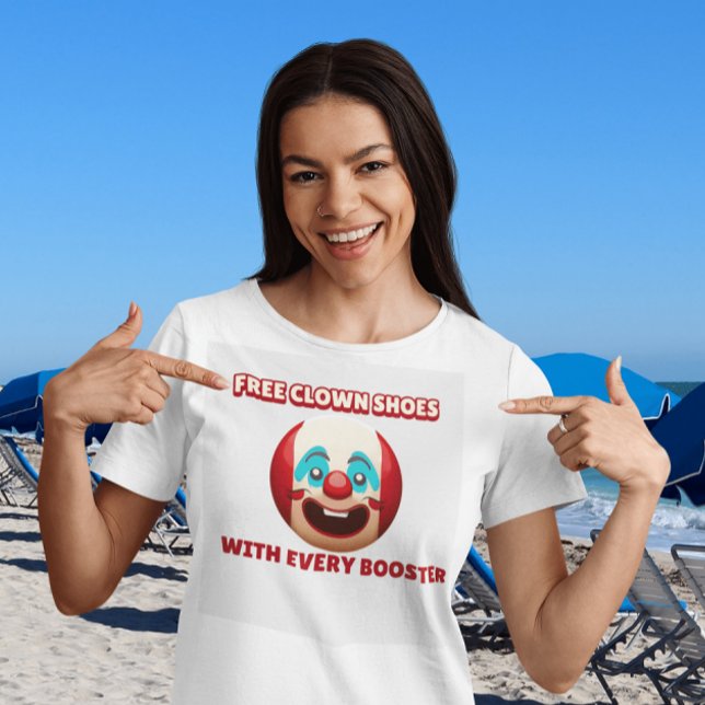 CAMISETA SAPATOS DE PALHAÇO GRÁTIS COM TODO REFORÇO ANTI-VA (Criador carregado)