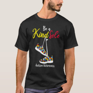 Camiseta Sapatos de Puzzle de Conscientização do Autismo Di