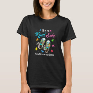 Camiseta Sapatos de Puzzle para Mulheres Sejam uma Alma Gen