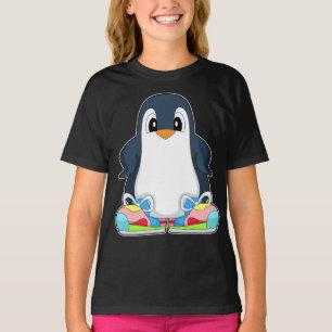 Camiseta Sapatos grandes de pinguim