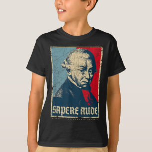 Camiseta Sapere Aude Immanuel Kant Transcendental Philosoph