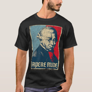 Camiseta Sapere Aude Immanuel Kant Transcendental Philosoph