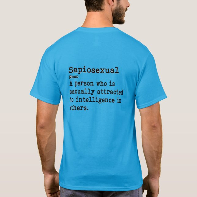 Camiseta Sapiossexual: Capa Curta (Verso)