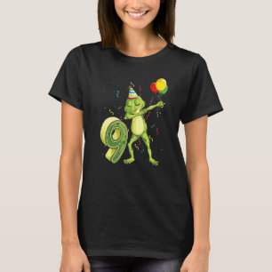 Camiseta Sapo 9º Aniversário Nove Anos Crianças De 9 Anos B