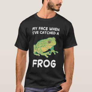 Camiseta Sapo Amor Sapo Caçador de Rã Caçador Anfíbio Pegar