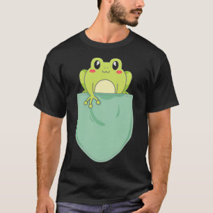Camiseta Sapo Anfíbio Do Amante de os animais De Bolso Cug