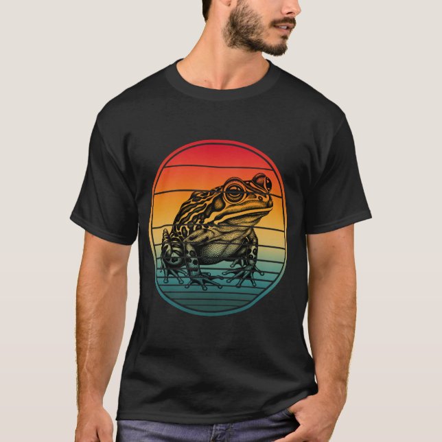 Camiseta Sapo Anfíbio Retro Vintage (Frente)
