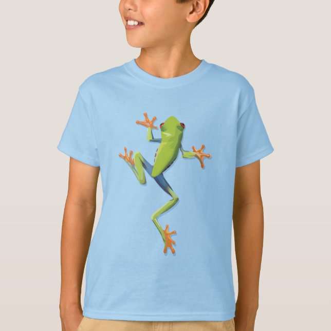 Camiseta Sapo anfíbio-verde (Frente)