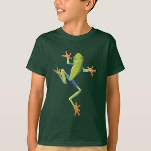 Camiseta Sapo anfíbio-verde