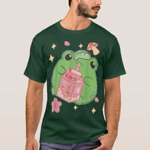 Camiseta Sapo Anime Leite Pessegueiro Docinho Japão Gráfico