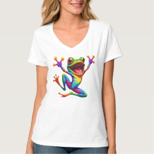 Camiseta Sapo Arco-íris