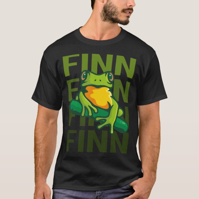 Camiseta Sapo Art - Finn Name (Frente)