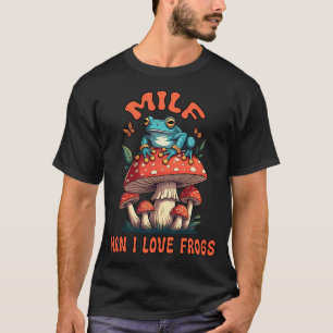 Camiseta Sapo Árvore Vibrante Sob Lua Cheia