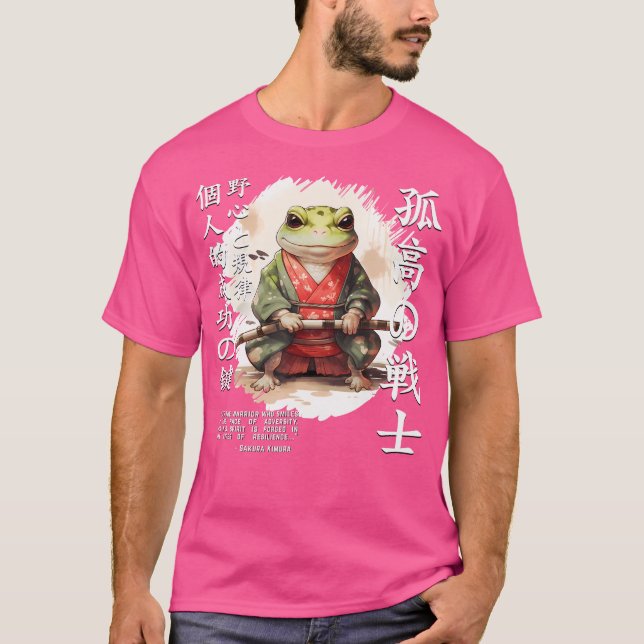 Camiseta Sapo Bastante Samurai Guerreiro Japonês Ninja Sapo (Frente)