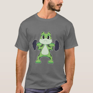 Camiseta Sapo Bodybuilder Dumbbell Bodybuilding