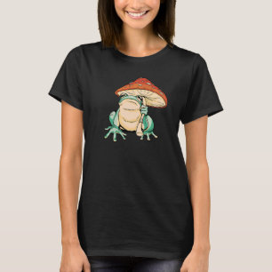 Camiseta Sapo bonito com a Cotta dos Guarda-chuvas Mushroom