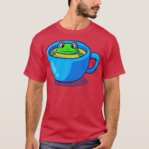 Camiseta Sapo Bonito De Cartografia Para A Taça De Chá Verd