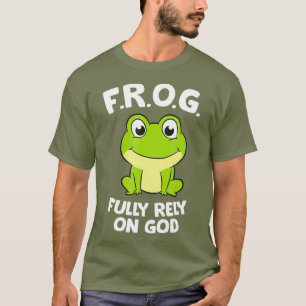 Camiseta Sapo Bonito Depende Totalmente Do Sapo Cristão De