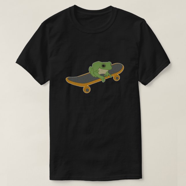 Camiseta Sapo bonito em skate (Frente do Design)