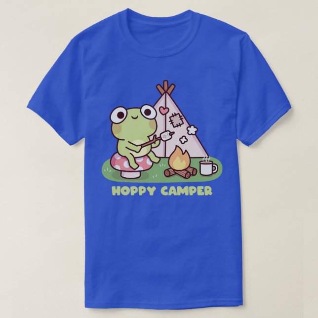 Camiseta Sapo Bonito No Pun Da Campa Hoppy De Campfire (Frente do Design)