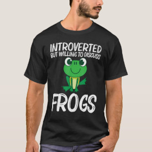 Camiseta Sapo Bonito Para Homens Florestas Zoológico Pet An