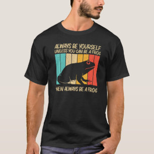 Camiseta Sapo Bonito Para Homens Sapo De Tadpole Animal