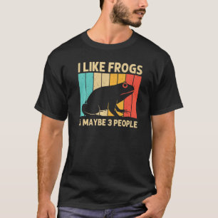 Camiseta Sapo Bonito Para Homens Sapo De Tadpole Animal