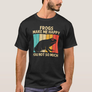 Camiseta Sapo Bonito Para Homens Sapo De Tadpole Animal