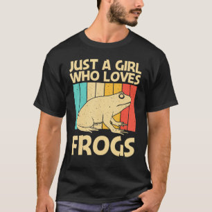 Camiseta Sapo Bonito Para Meninas Mamãe Pegou Animais De Co