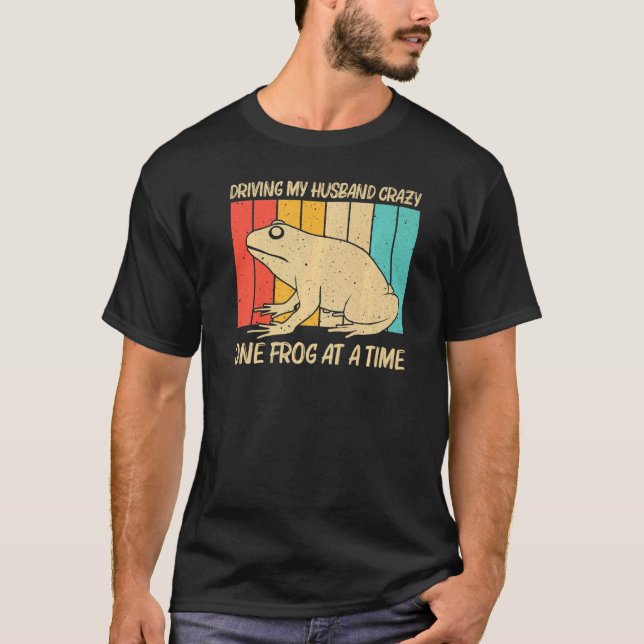 Camiseta Sapo Bonito Para Mulheres Mamãe Fez Captura De Ani (Frente)