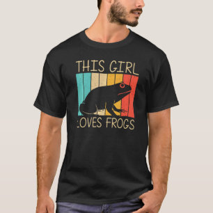Camiseta Sapo Bonito Para Raparigas Sapo De De Tadpole Ani